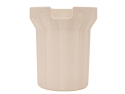 Funda protectora de silicona beige para taza - Reducción de ruido