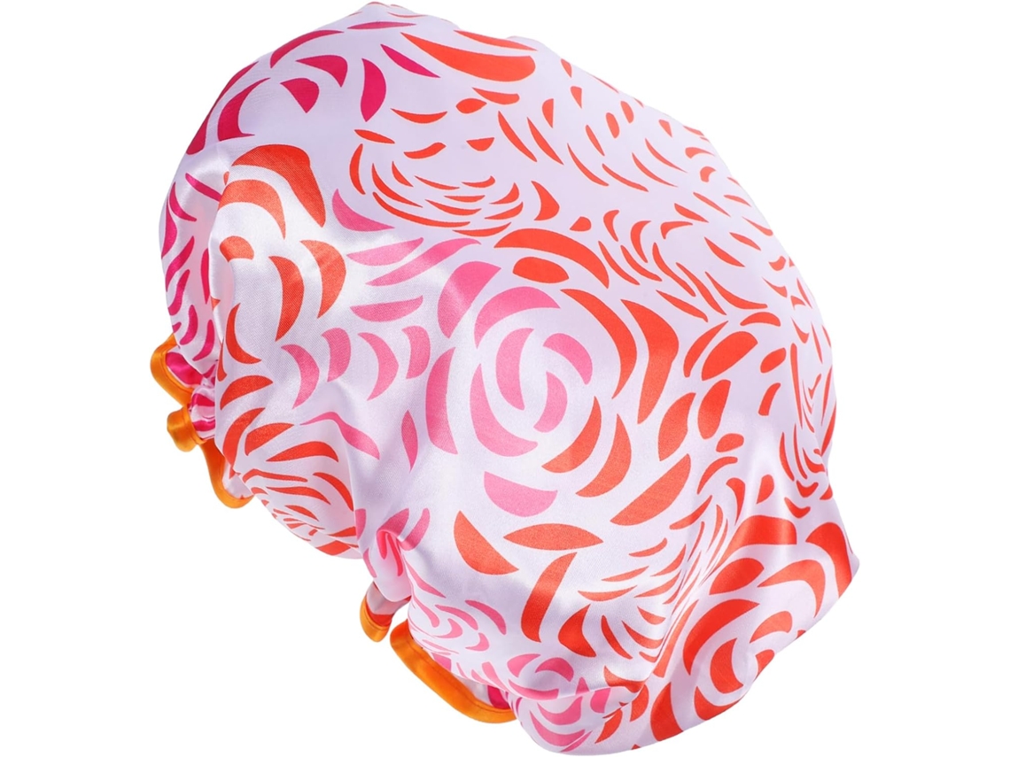 Gorro De Ducha Elástico De Doble Capa Reutilizable
