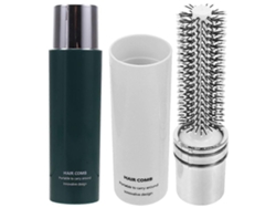 Juego de 2 peines rizadores portátiles y cepillos de viaje, ideales para secar el cabello con secador. Rosewell
