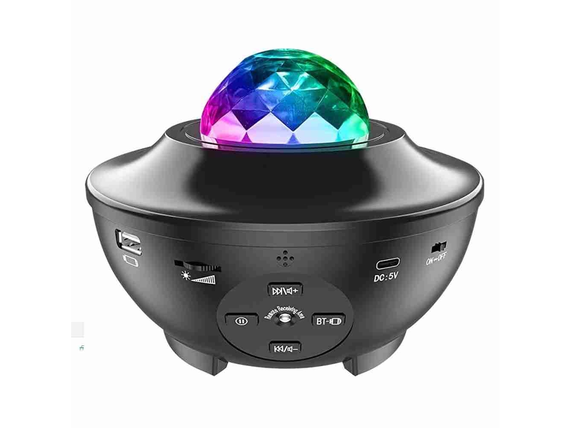 Proyector De Estrellas Led Mdug Con Control Remoto Y Altavoz Bluetooth