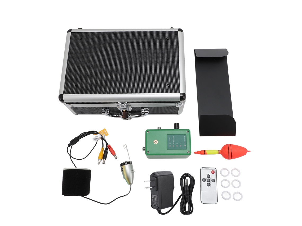 Cámara de pesca submarina (LCD e iluminación infrarroja)