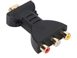 RNEMITERY Conversor de Audio-HDMI a Vídeo RGB para Conversor RCA Componente Adaptador de Sincronización de Audio y Vídeo 1080P