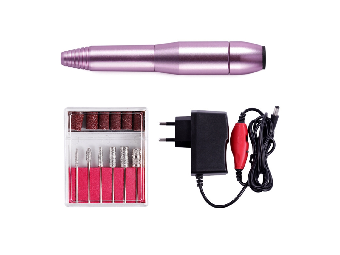 CUICH Kit profesional eléctrico compacto para taladro de uñas eléctrico portátil para uñas de gel acrílico