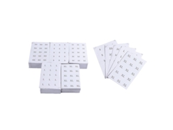 10000 piezas etiqueta adhesiva para ropa ALLINLESS