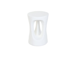 Mesita auxiliar de magnesia blanca 35,5x35,5x51cm ALEXANDRA HOUSE LIVING