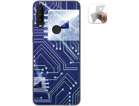 Carcasa Alcatel 3X 2020 TUMUNDOSMARTPHONE Circuito Multicolor