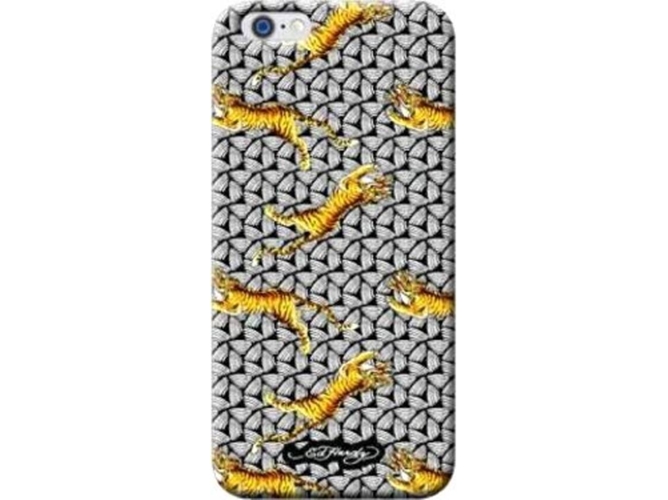 Funda iPhone 6, 6s, 7, 8 ED HARDY Soft Case Naranja