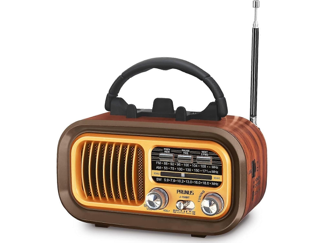 Radio portátil retro AM/FM/SW Bluetooth GOKOCO