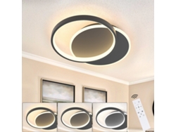 Zmh Lámpara De Techo Led Moderna Regulable Con Control Remoto Para Uso En Interiores