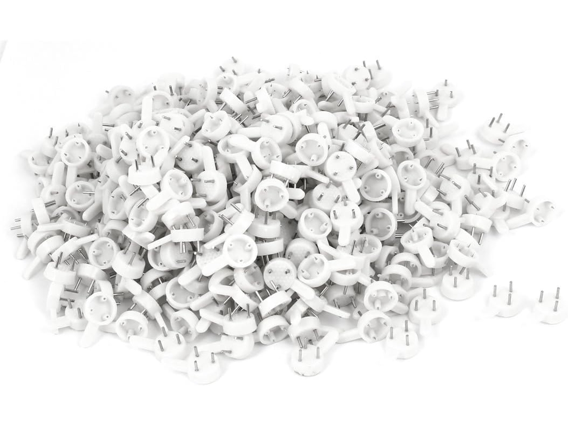 500 Piezas De Accesorios De Baño Abs Con Base Redonda, Gancho Para Marco De Fotos, Para Toallas,