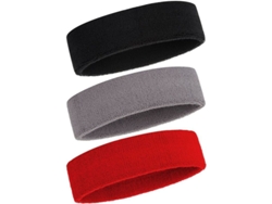 Diademas Deportivas Unisex - 3 Piezas De Tela De Rizo De Algodón Absorbente Para Correr, Gimnasio Y Actividades Físicas