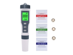 Medidor De Calidad Del Agua 3 En 1 (ph, Tds, Temperatura) Con Pantalla Digital Para Siembra Y Horticultura.