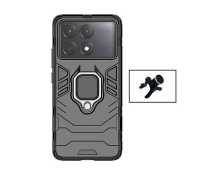 Funda Proteção Militar para Xiaomi Xiaomi Poco X6 Pro GIFT4ME Negro