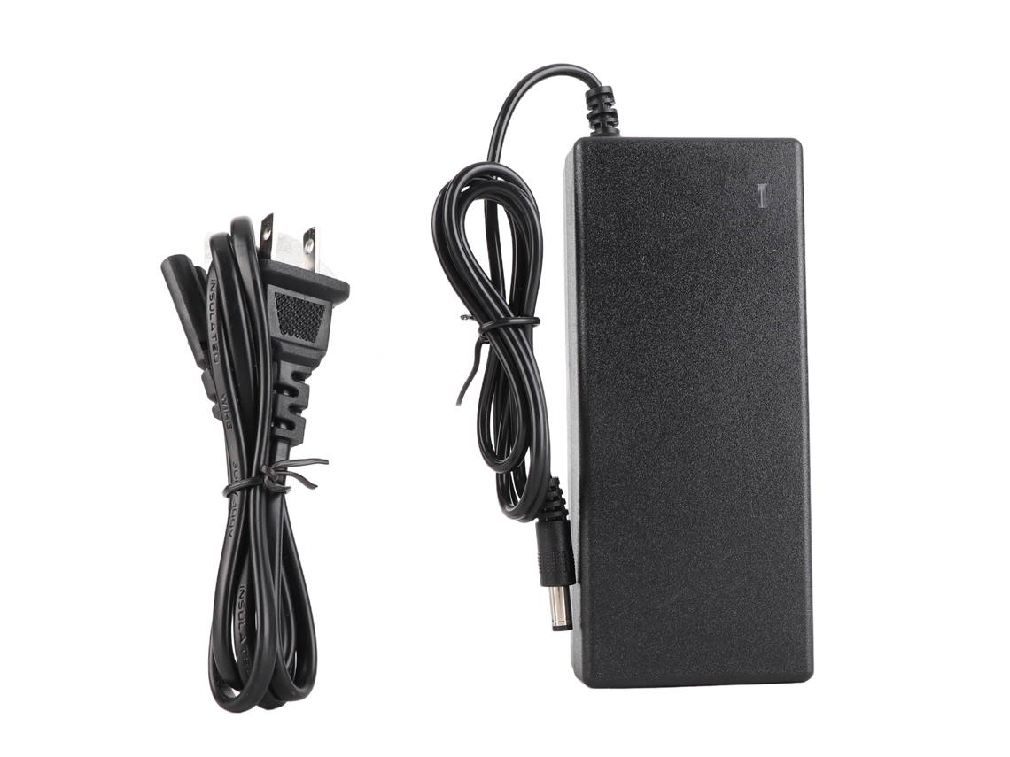 Adaptador De Alimentação Desktop 54.6v 2a Conversor Com Indicador Led Seguro Compatível Com Equipamentos Diversos