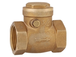 Válvula De Retención Hembra De Latón Dn20 3/4 Bsp De 232 Psi Para Agua Para Evitar El Reflujo De Agua.