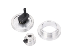 Polea de correa de motor para mini tornos MX-210 WM-210 8x16 220x400 220x600 en aleación de aluminio
