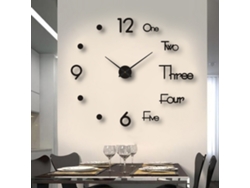 Reloj de pared decorativo silencioso sin marco Baok para sala de estar y dormitorio.