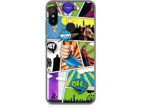 Carcasa Xiaomi Mi A2 Lite TUMUNDOSMARTPHONE Comic Multicolor