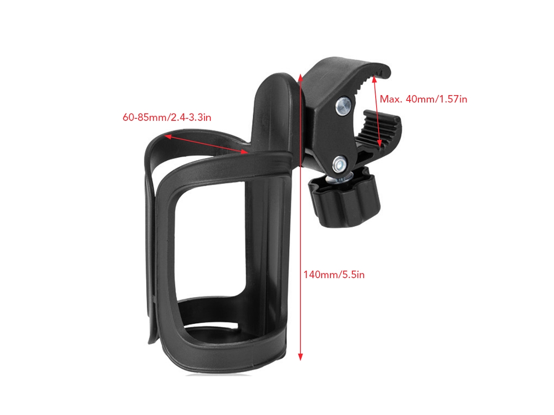 Portabotellas Para Bicicleta Con Rotación De 360 Grados, Ideal Para Bicicletas, Cochecitos De Bebé Y Sillas De Ruedas.