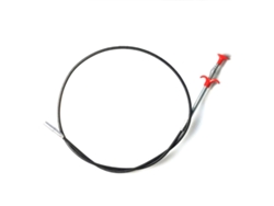 Limpiador de desagües flexible con 4 garras de acero y mango de plástico, 1,6 m, sin marca.