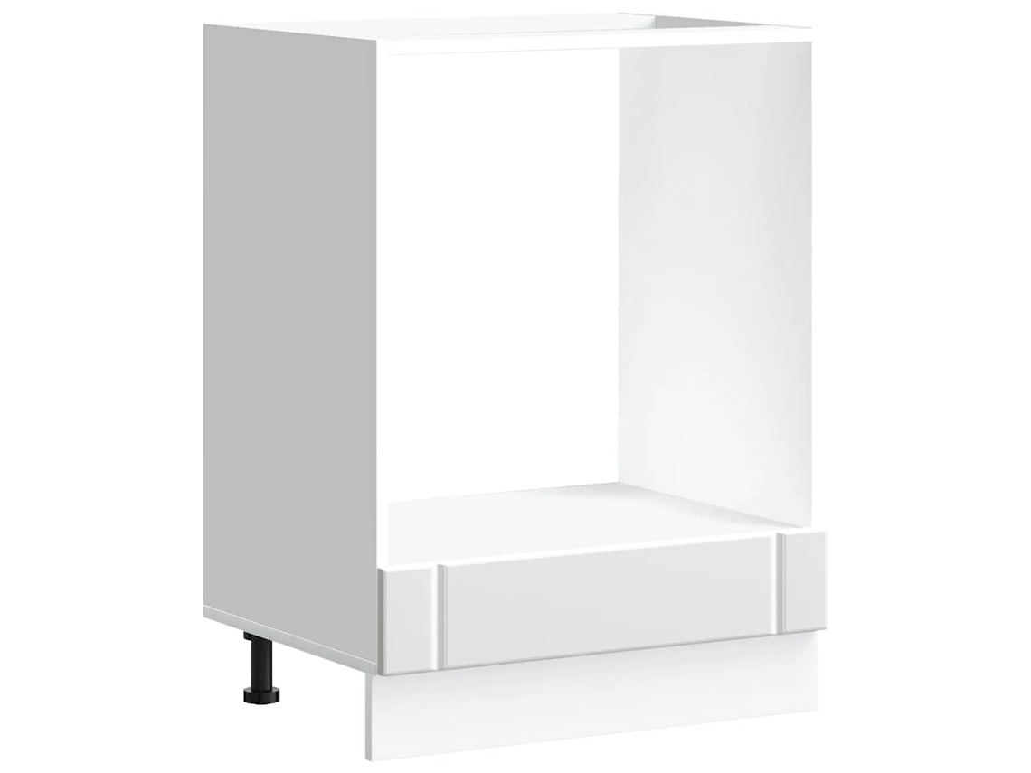 Mueble para horno Lucca, derivados de la madera, blanco, EXCLUSIVO DE LA CASA