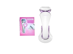 Máquina Depiladora Recargable para Mujer, PRITECH LD-8001 CREMA LILA