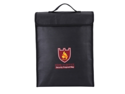 Bolsa Ignífuga De Doble Cara Para Baterías Lipo, Dinero Y Documentos, 38 X 30,5 X 6,5 Cm.