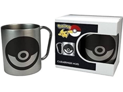 Taza ABYSTYLE con Mosquetón Pokémon: Pokeball (227 ml)