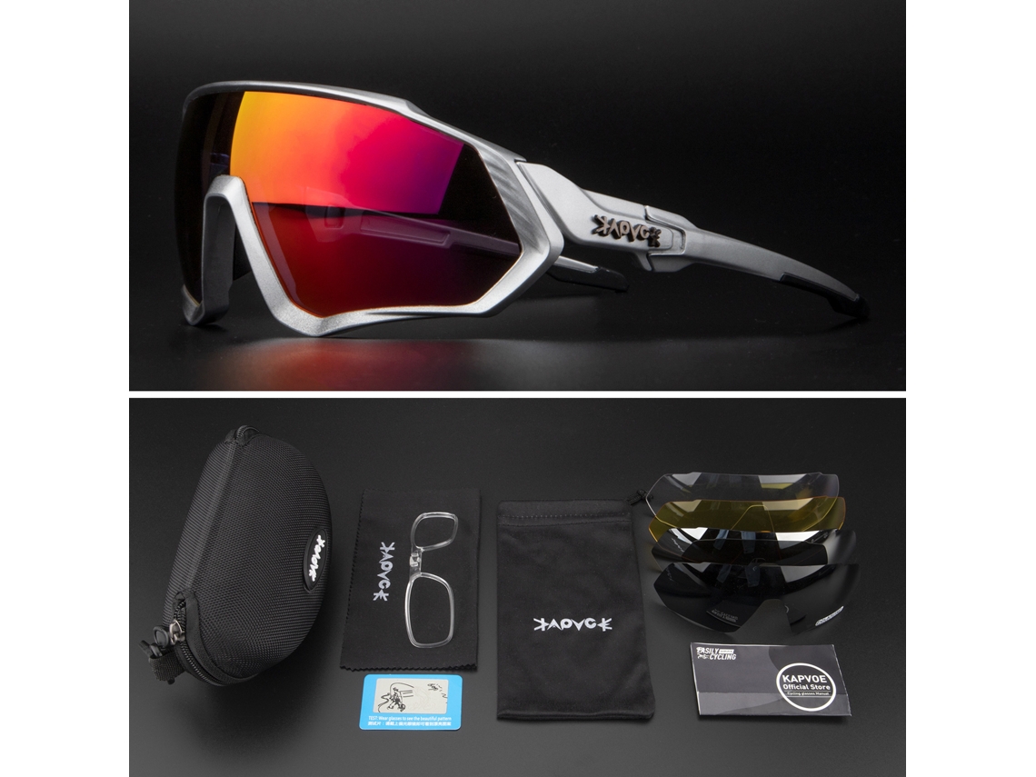Gafas de ciclismo MDUG para hombre y mujer con protección polarizada (largo x ancho x profundidad cm)