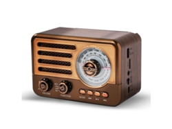 Radio de transistores retro con batería, radio am fm sw pequeña wiederaufladbares tragbares radio con 1800 mah li-ion akku unterstützt tf chennnls