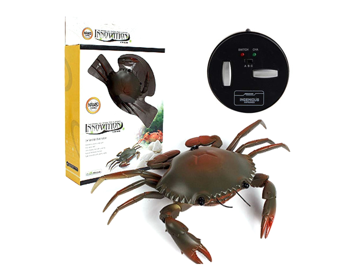 Cangrejo De Juguete Eléctrico Con Control Remoto, Simulación Con Luz.