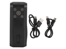 Cámara Corporal 1080p Wifi Cámara De Grabación De Video Portátil Con Lente Giratoria De 180° Clip Posterior Para Trabajo Viajes Caminatas Correr
