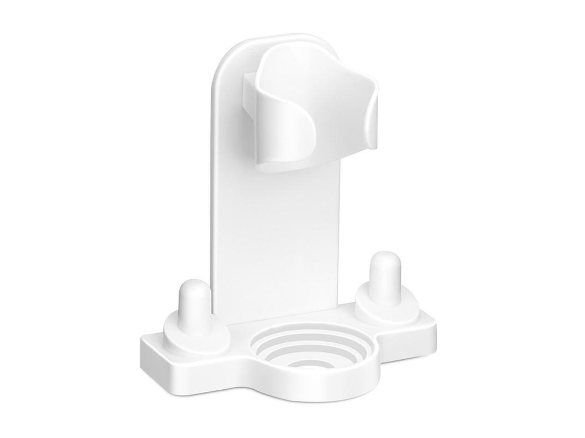 Soporte de pared para cepillo de dientes eléctrico con desagüe antideslizante para higiene bucal MDUG (blanco, 2 unidades)
