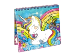 Lindo libro giratorio de unicornio mágico