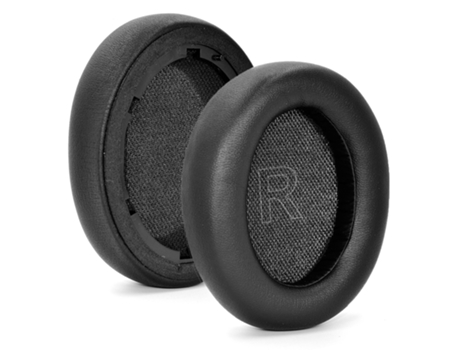 Reemplazo de almohadillas de cuero proteico para Anker Soundcore Life 2 NEO Negro