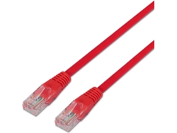 Cable de Red AISENS (RJ45 - 50 cm - Rojo)