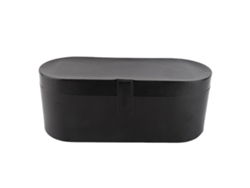 Bolsa Portátil Para Secador De Pelo Y Herramientas De Peinado, Impermeable, De Piel Sintética.