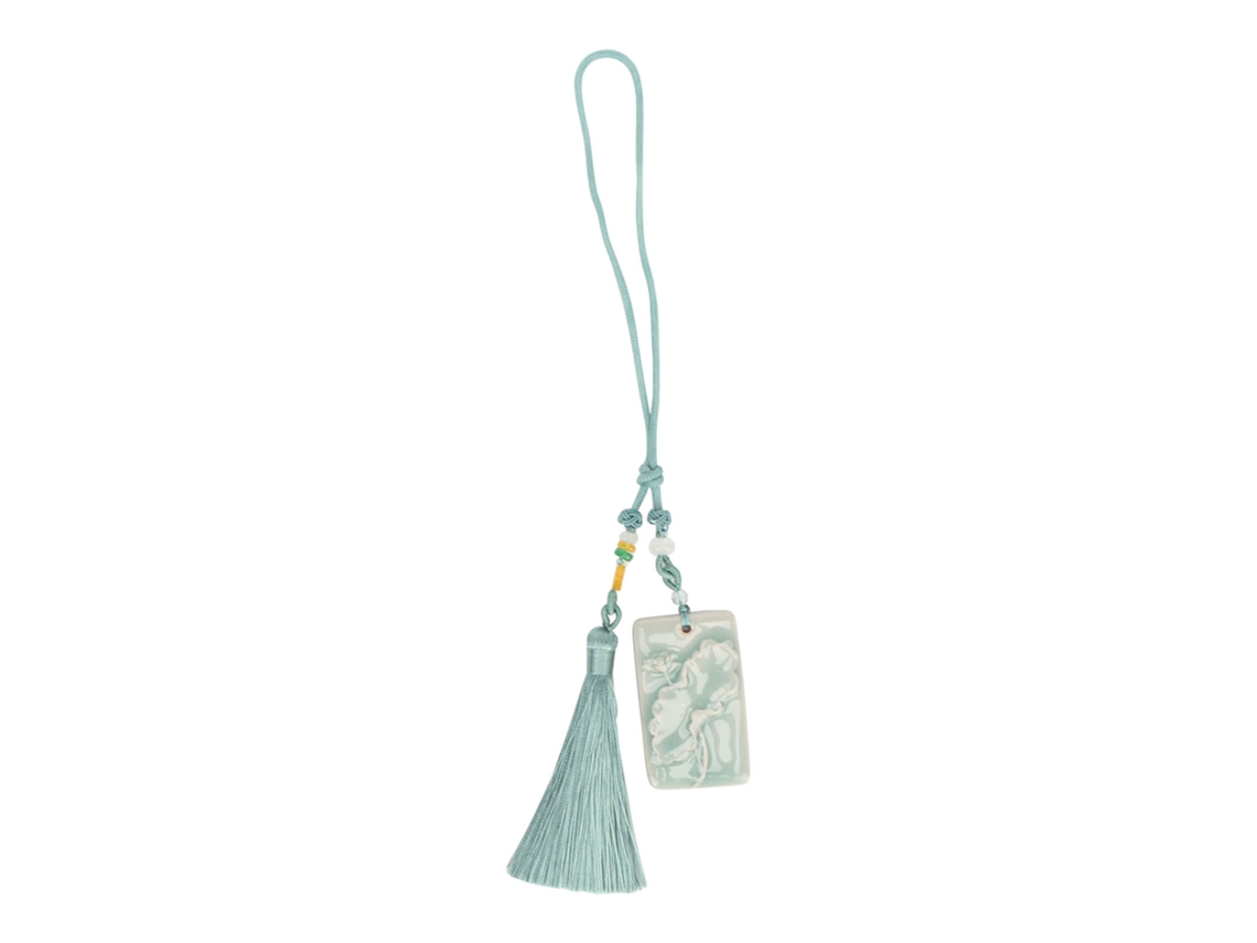 Colgante De Cerámica Ligero Con Flecos Florales Para Coche, Bolso, Cartera, Estilo Chino.