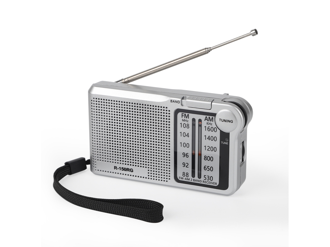 Mini Radio Portátil Bolsillo Fm/am Doble Banda, Sintonizador Analógico