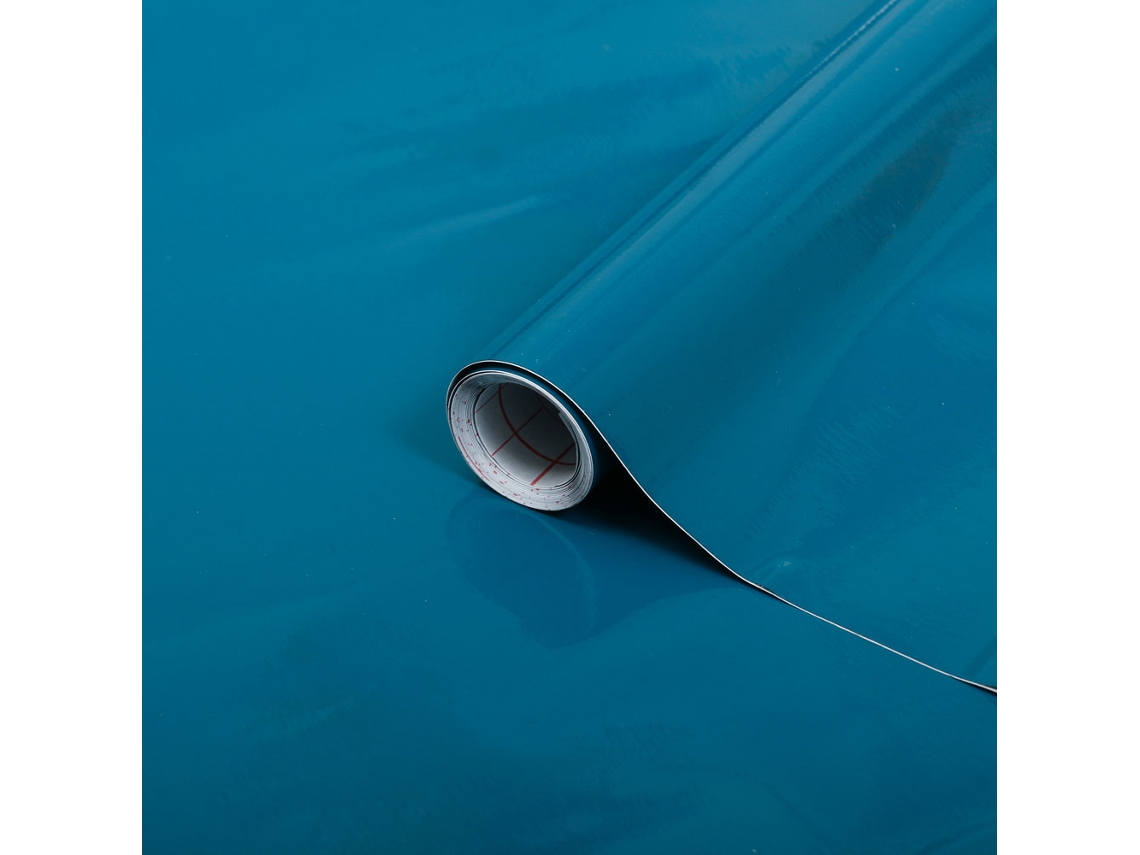 Película adhesiva lisa brillante 45 cm x 2 m Petróleo 346-0674 DC-FIX