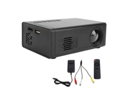 Projetor Portátil 1080p Hd Usb Com Interface Multimídia Hd Controle Remoto Para Smartphone Tablet Laptop Preto Plug Us