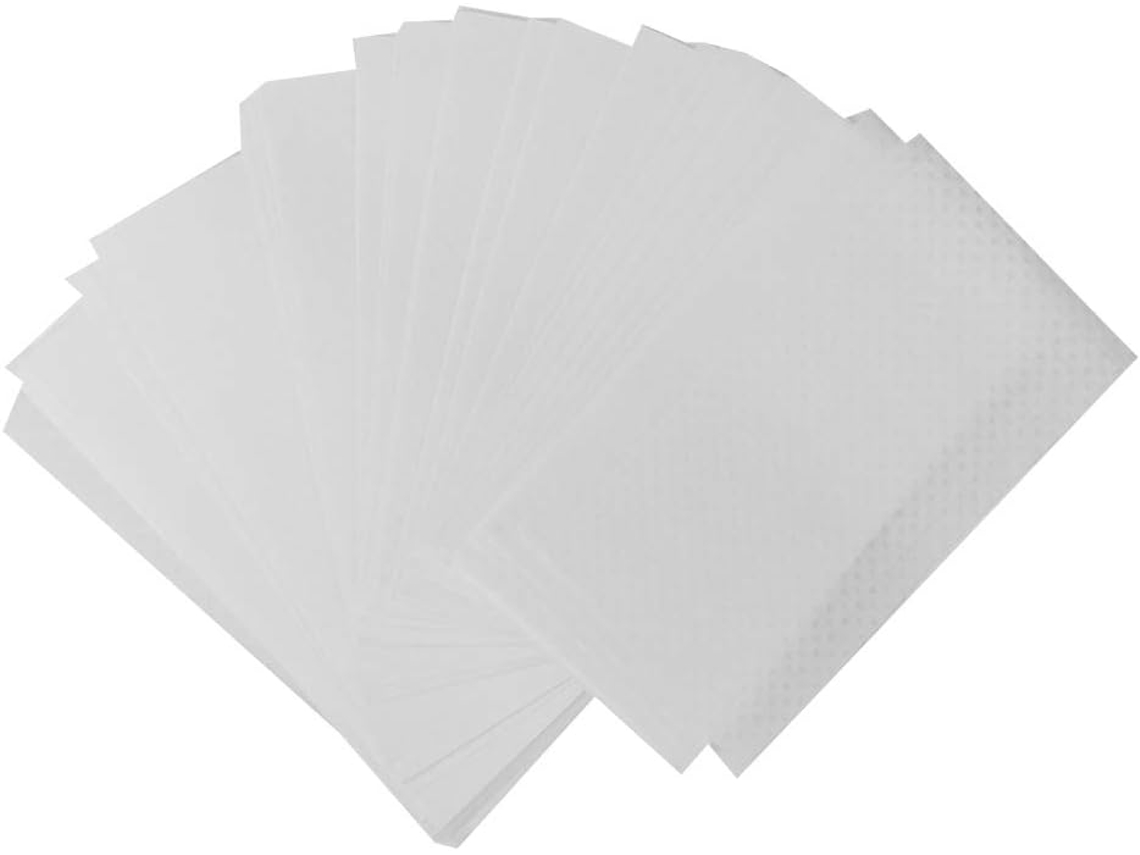 Paquete De 500 Hojas De Papel Profesional Desechable De Cristal Para Rizar El Cabello - Papel Para Rizar
