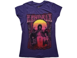 Camiseta ROCK OFF Jimi Hendrix - Karl Ferris Wheel Morado (Talla: M)