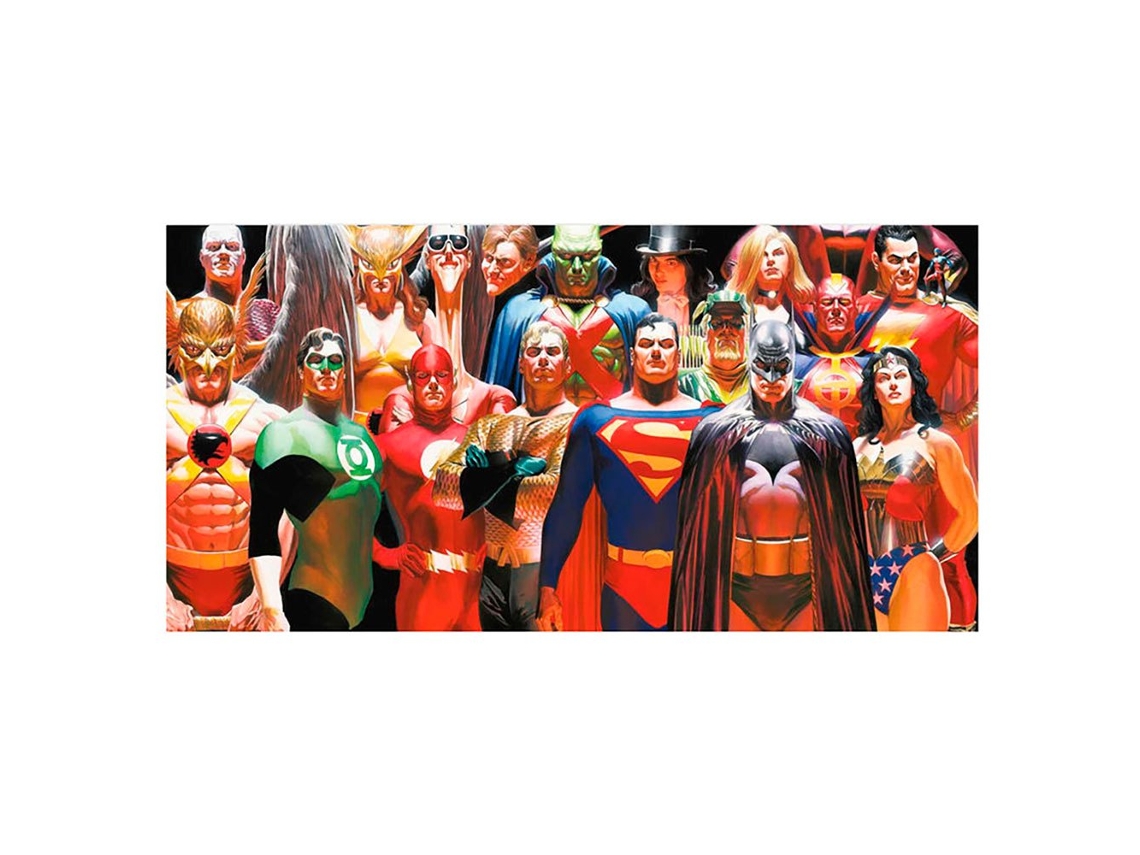 Carteles SD TOYS Pôster de cristal a liga da justiça dc comics
