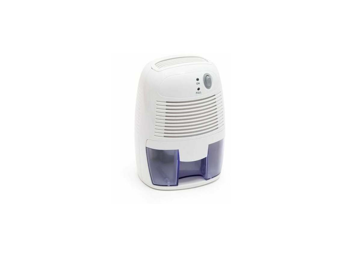 Mini Deshumidificador Eléctrico Ultrasilencioso Para Espacios Pequeños De Hasta 20 M², Color Blanco, Con Tecnología Termoeléctrica De Bajo Ruido Para