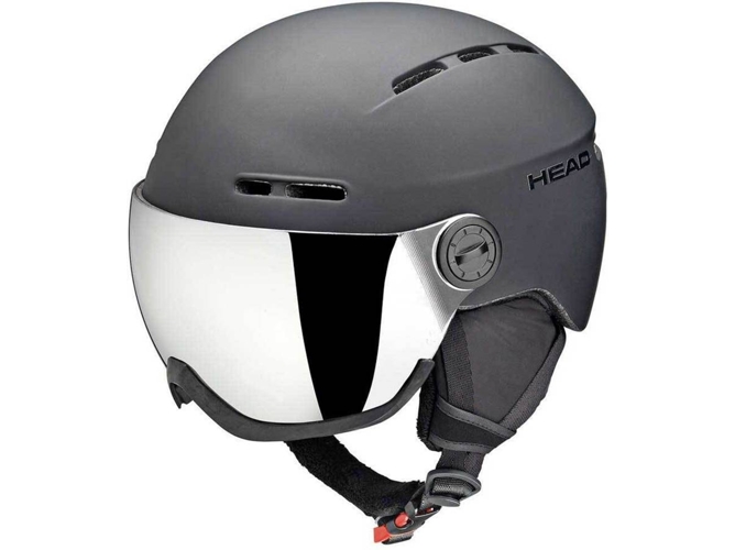 Casco de Esquí HEAD Knight Pro Black+sparelens 16/17 (Tam.: XS-S - Gris)