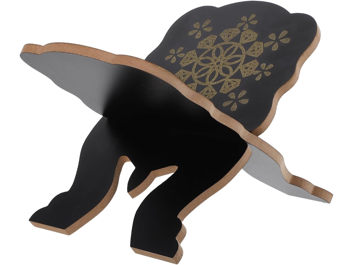 Soporte Para Libro De Oraciones De Madera Oscura, Soporte De Lectura Decorativo Extraíble, Estante De Almacenamiento.