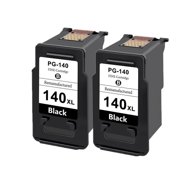 2 Cartuchos Negros Pg140 Cl141 Para Canon Pixma Mg4110 Mg4210 Mg3110 Mg3210 Mg2210 Mg3510 Mg2580 Mg3610 Ip2880