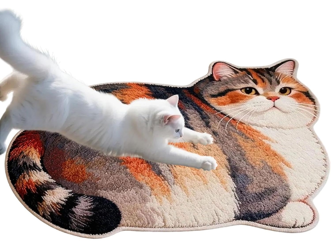 Tapete Genérico Para Banho De Gatos, Antiderrapante, Absorvente, Lavável, De Secagem Rápida - Tapetes Antiderrapantes