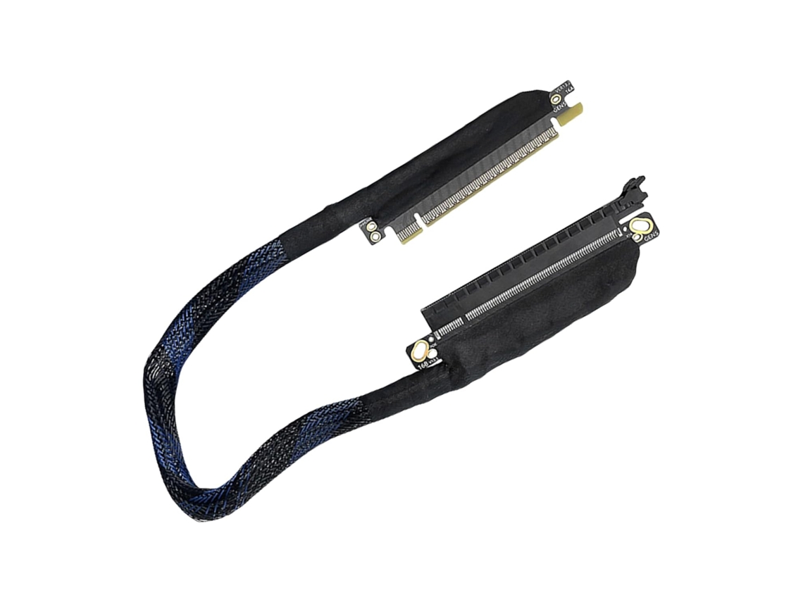 Orientación Izquierda Pcie 5.0 X16 Cable Trenzado Reforzado Solución De Enrutamiento Flexible De 180 Grados